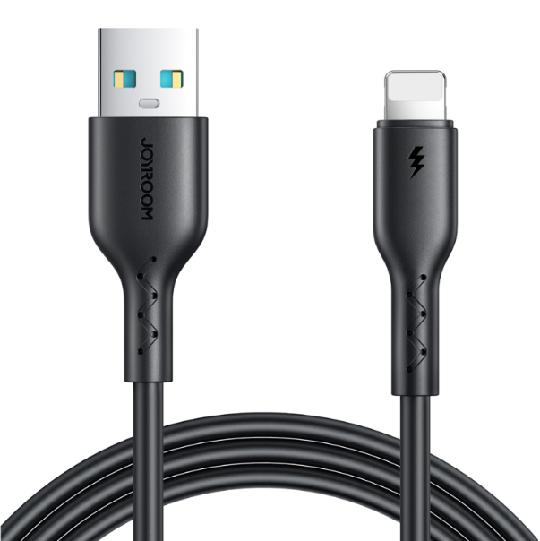 JOYROOM SA26-AL3 Flash Charge Series 3A USB to 8 Pin Fast Charging 8-Pin Data Cable 3m - mosaccessories